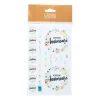Décors en azyme assortis thème anniversaire n°5