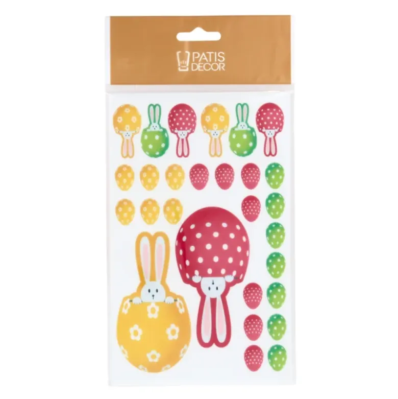 Décors en azyme assortis thème œufs de Pâques