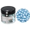 Décors grandes perles bleues comestibles