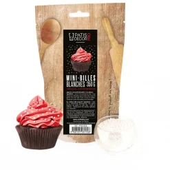 Décors mini billes blanches comestibles 350 g
