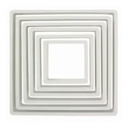 Découpoirs carrés assortis PME (x 6)