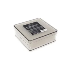 9 Découpoirs carrés lisse assortis