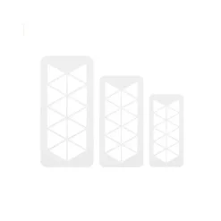 Découpoirs géométriques triangles PME (x3)