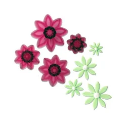Découpoirs marguerites 8 pétales (par 4)