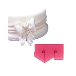 Découpoirs nœuds drapés assortis (Série de 3)