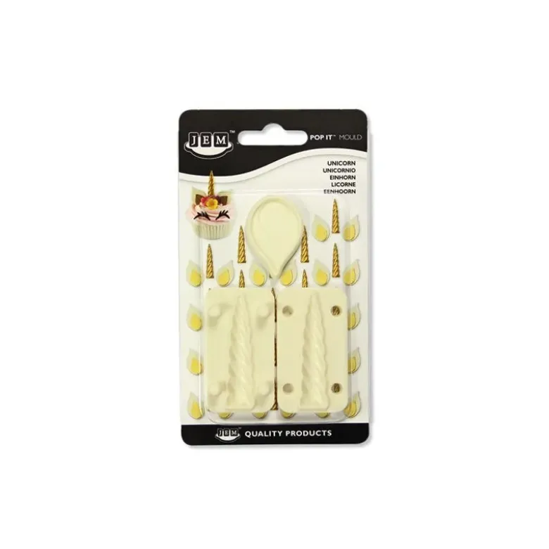 Découpoirs relief Licorne assortis (x3)