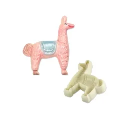 Découpoirs relief Licorne et Lama (x2)