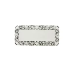 Dentelle blanche 34 x16 cm (x 250)