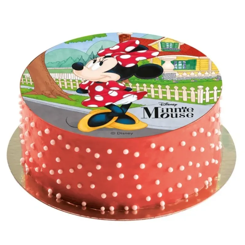 Disque gâteau azyme Minnie Mouse 20 cm