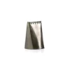 Douille à bûche large inox 28 mm - 6 dents