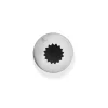 Douille cannelée petits fours inox Ø 14 mm 16 dents