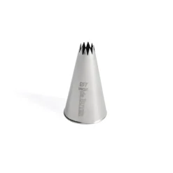 Douille cannelée petits fours inox Ø 7 mm 10 dents