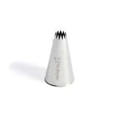 Douille cannelée petits fours inox Ø 10 mm 14 dents
