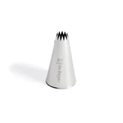 Douille cannelée petits fours inox Ø 8 mm 12 dents