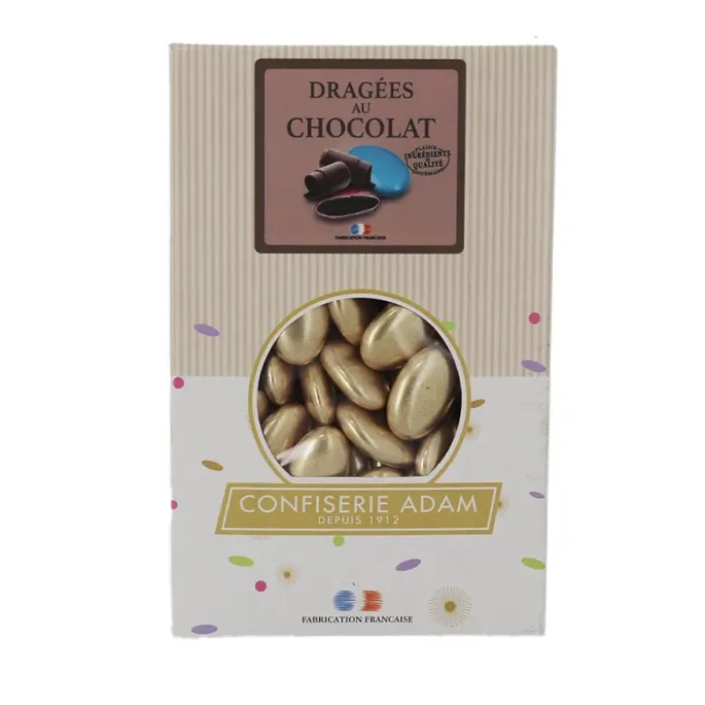 Dragées chocolat dorées 500 g
