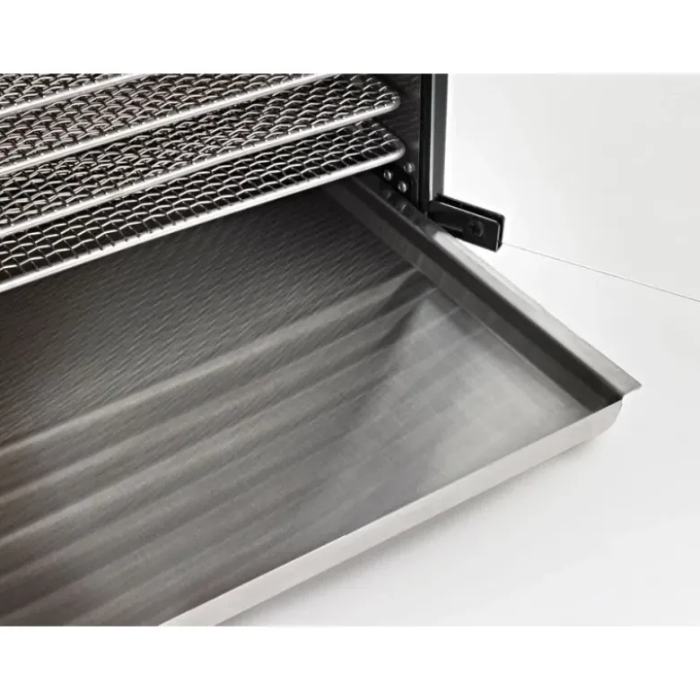 déshydrateur électrique inox à fruits et légumes 10 plateaux portes en verre