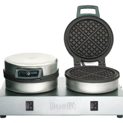 Dualit gaufrier double rond
