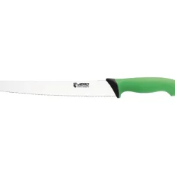 Ecoline couteau à pain manche vert 25 cm