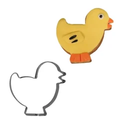 Emporte-pièce poussin en acier inoxydable