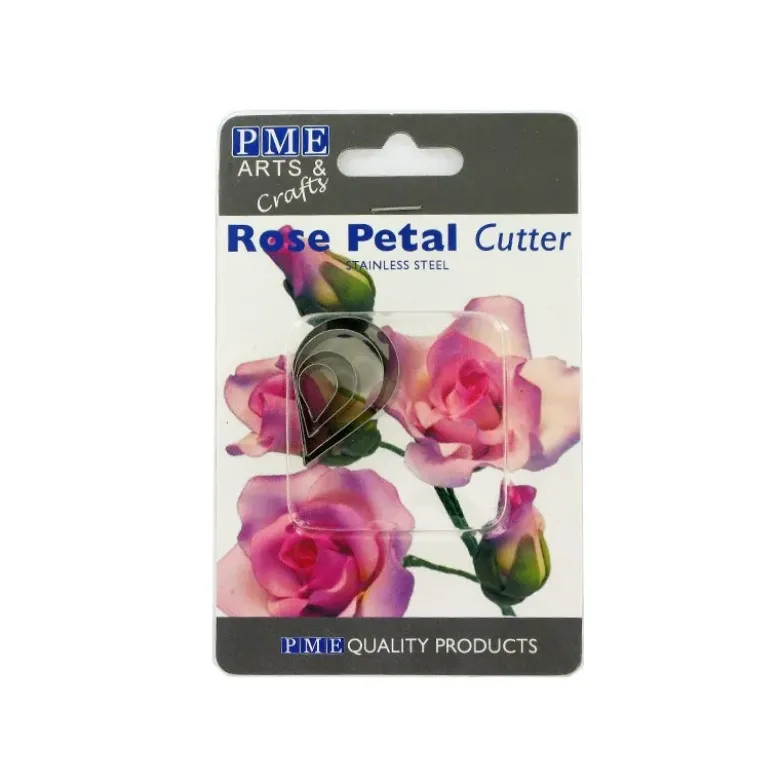 Emporte-pièces inox pétales de roses PME (x 4)