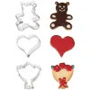 Emporte-pièces Saint Valentin assortis (x3)