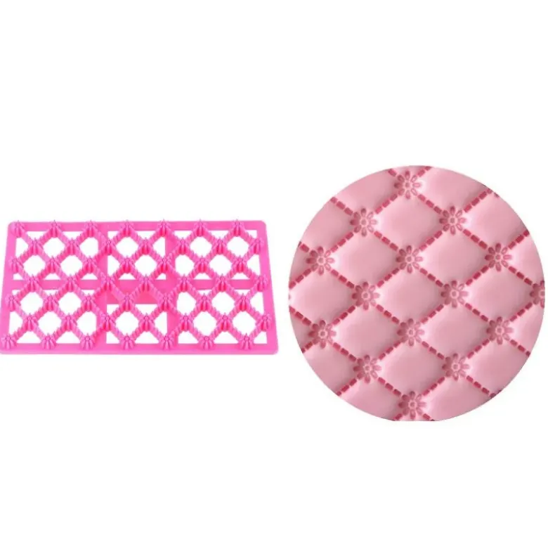 Empreinte effet matelassé petites fleurs