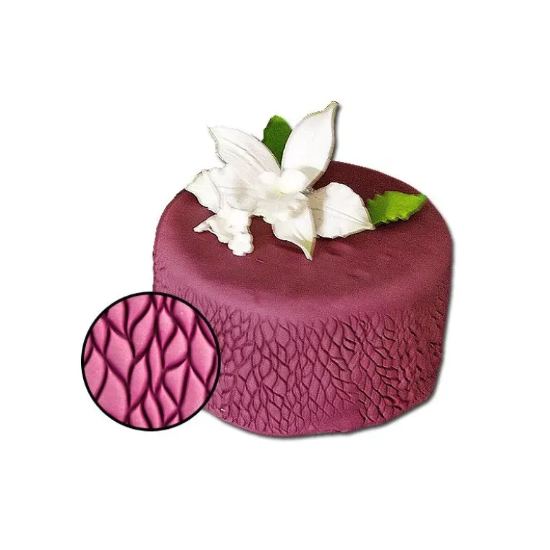 Empreinte effet matelassé veiné Patisdécor