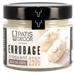 Enrobage croquant goût noix de coco 250 g - DDM 08/26