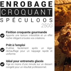 Enrobage croquant goût Spéculoos - 250 g