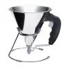Entonnoir à piston avec pied 0,8 L. inox KWIK