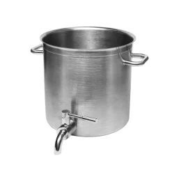 Excellence inox marmite avec robinet 32 cm