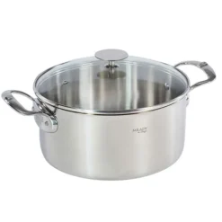 Faitout inox avec couvercle en verre Milady De Buyer