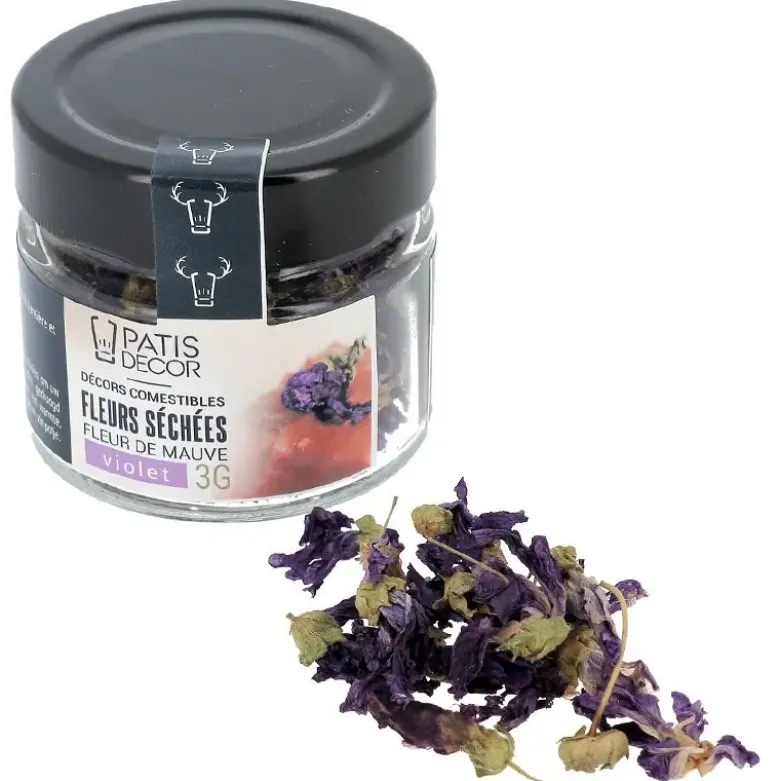 Fleurs de mauve séchées 3 g - DDM 12/26
