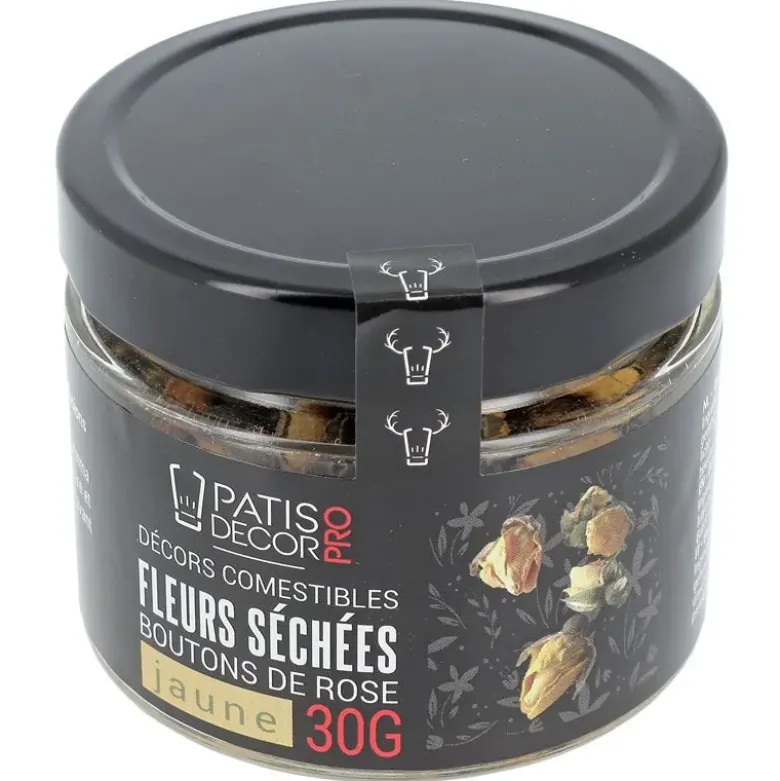 Fleurs séchées de roses jaunes 30 g - DDM 12/26