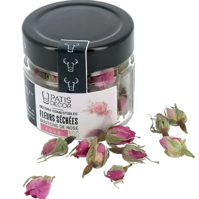 Fleurs séchées de roses roses 10 g