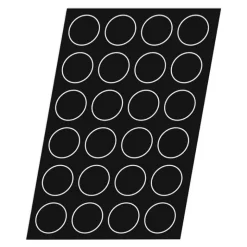 Flexipan GN 1/1 plaque de 35 demi-sphères 4.3 cm