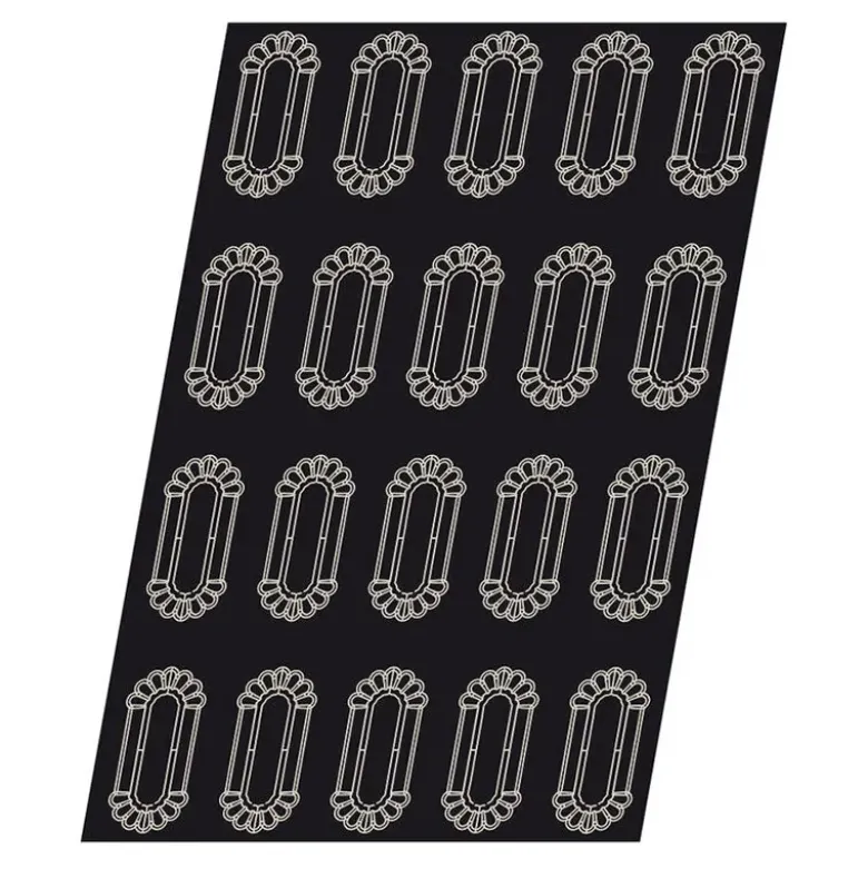 Flexipan 60x40 plaque de 20 brioches longues à côtes 11,3x8,1 cm