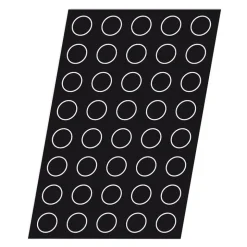 Flexipan 60x40 plaque de 40 cônes 5x4 cm