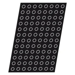 Flexipan 60x40 plaque de 45 demi- sphères inversées 2.6 cm