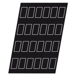 Flexipan 60x40 plaque de 24 financiers 8.7x4.7x1.4 cm