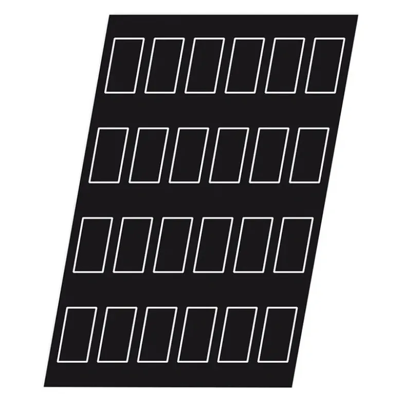 Flexipan 60x40 plaque de 24 financiers 8.7x4.7x1.4 cm