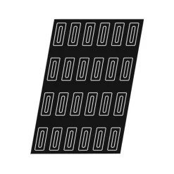 Flexipan 60x40 plaque de 24 lingots avec cavité 12x4 cm
