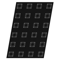Flexipan 60x40 plaque de 24 mini-écrins 5x5x2.9 cm