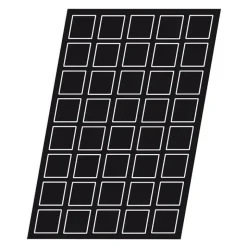 Flexipan 60x40 plaque de 40 tartelettes carrées 6 cm