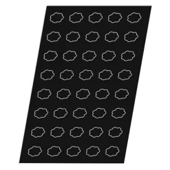 Flexipan 60x40 plaque de 40 tartelettes cannelées 4,6cm
