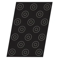 Flexipan 60x40 plaque de 18 volcans 7 cm