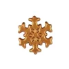 Flocon de neige bronze en Chocolat Blanc (x132) - DDM 10/26
