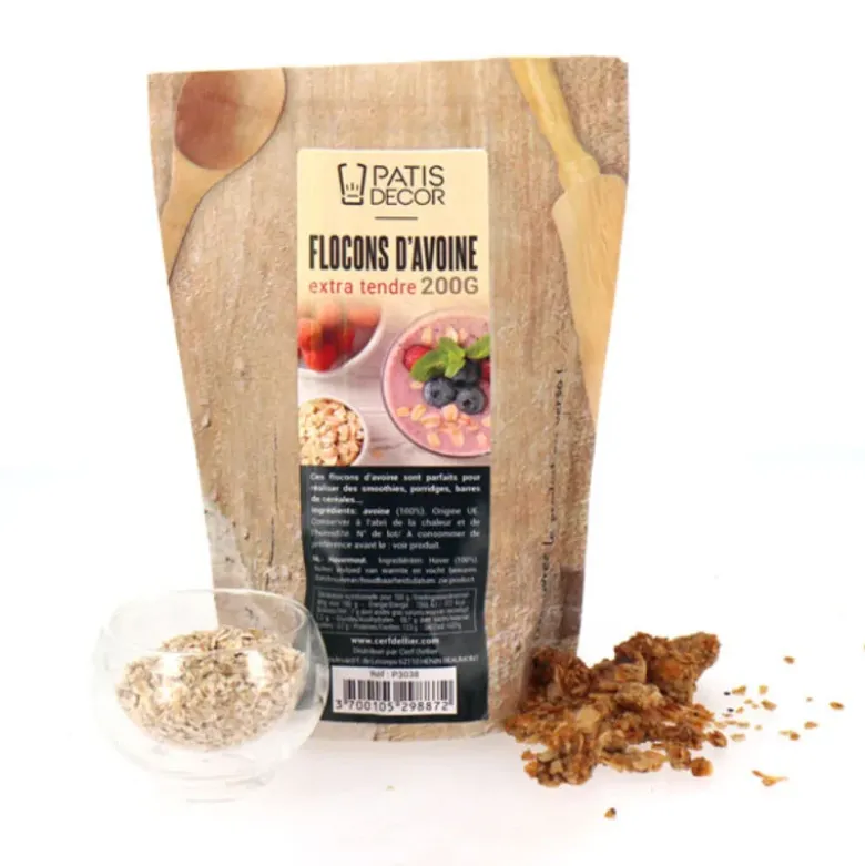 Flocons d'avoine extra tendres 200 g - DDM 09/26