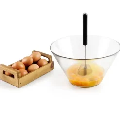 Fouet à émulsion semi automatique inox - 30 cm