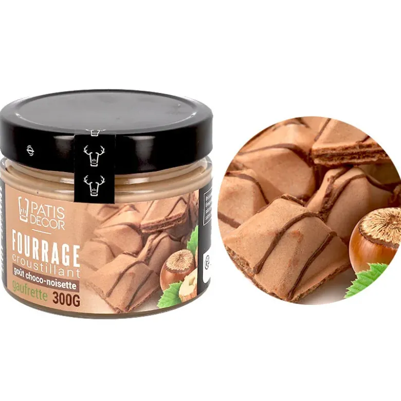 Fourrage croustillant chocolat noisette et gaufrette - 300g